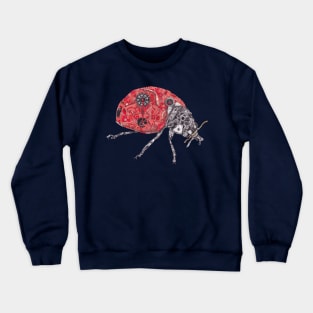 Steampunk Ladybird Crewneck Sweatshirt